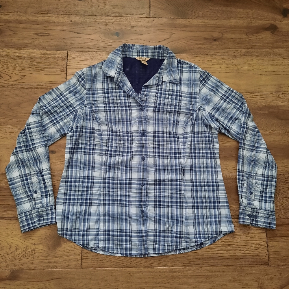 Duluth Trading Co Vented Long Sleeve Plaid Shirt